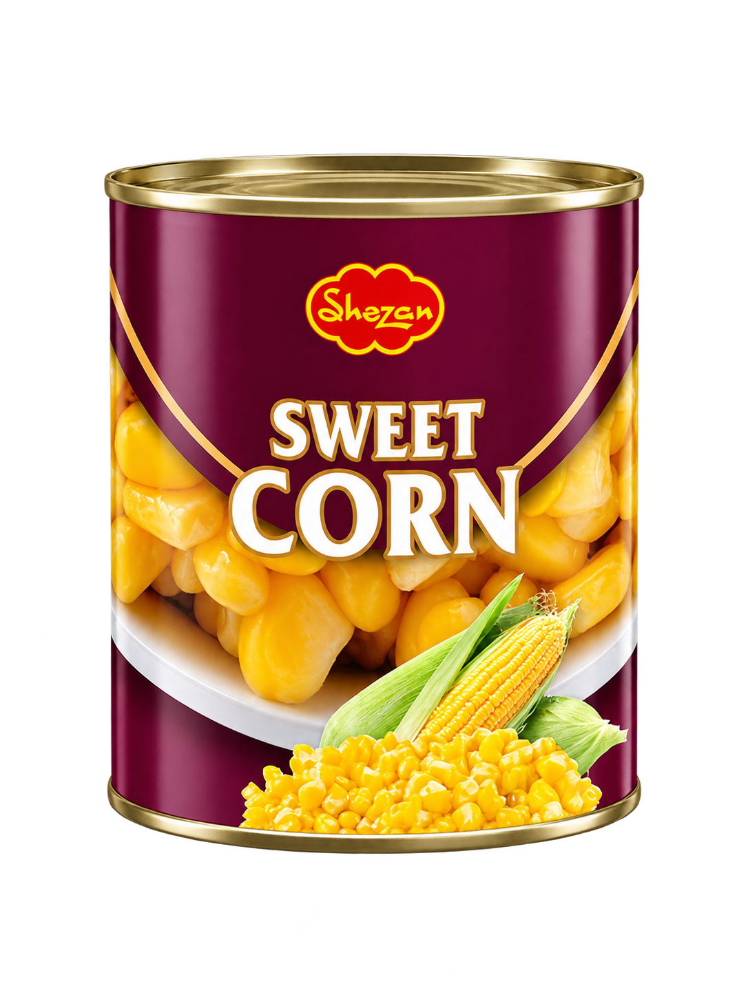 3D studio recreation of Shezan food essentials packaging